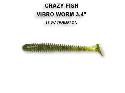 5394 vibro worm 85 cm barva 16 watermelon floating