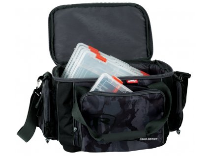 přívlač fox rage taska camo carrybag medium inc 4 med 1 sml