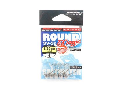 Jigová hlavička pro přívlač DECOY ROUND MAGIC SV