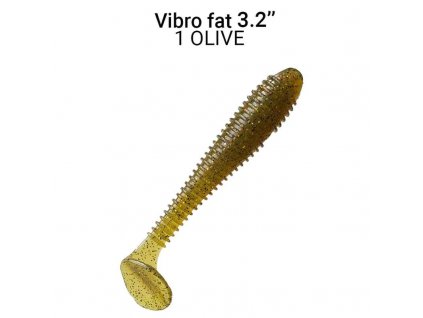 7853 vibro fat 8cm barva 1 olive 5ks