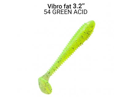 7879 vibro fat 8cm barva 54 green acid 5ks