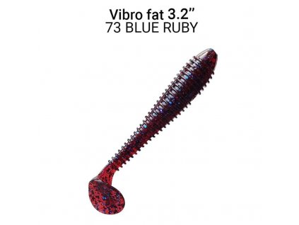 7887 vibro fat 8cm barva 73 blue ruby 5ks