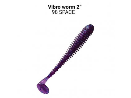 8377 vibro worm 5 cm color 98