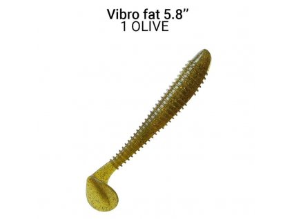 7922 vibro fat 145 cm barva 1 olive 3ks