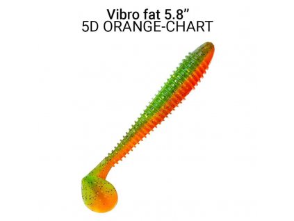 7927 vibro fat 145 cm barva 5d orange chart 3ks