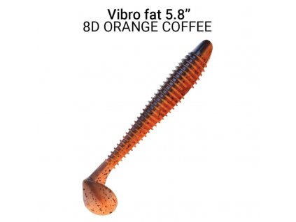 7930 vibro fat 145 cm barva 8d orange coffe 3ks