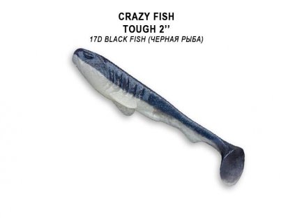 7543 tough 5cm barva 17d black fish baleni 8ks