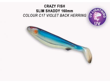 5095 slim shaddy 64 16 cm color c17 violet back herring vaha 32g