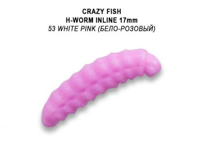Gumová nástraha Crazy Fish Trout Baby H-Worm  MF Sinking 17mm 53 - Squid+Shrimp (60ks)
