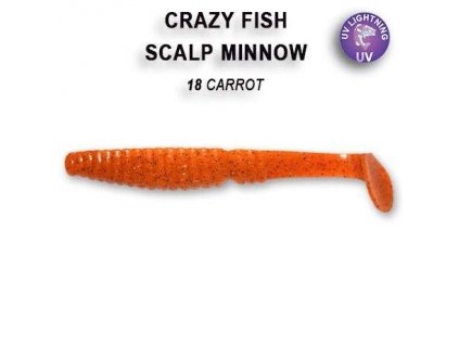 7175 scalp minnow 8cm barva 18 carrot cf