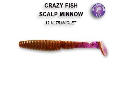 2796 scalp minnow 8cm barva 12 ultaviolet