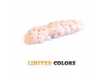 Gumová nástraha FishUp Pupa 1,2" 3,2cm White/Red SÝR (10ks)