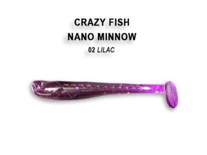 3376 nano minnow 4 cm 2 lilac