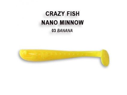2774 nano minnow 4cm barva 3 banana