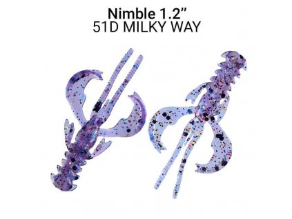 8897 nimble 3cm barva 51d milky way 16 ks
