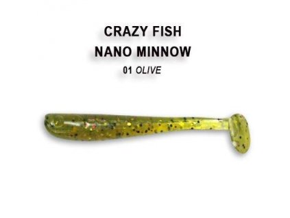 2767 nano minnow 4 cm barva 1 olive