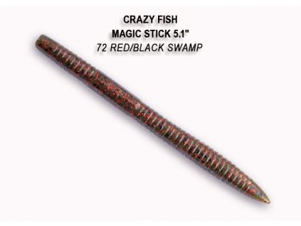 9532 magic stick 51 13 cm 8ks barva 72 red black swam