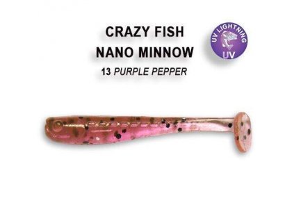 3381 nano minnow 4 cm barva 13 purple pepper
