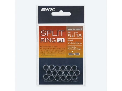 BKK: Kroužek Split Ring-51 Velikost 3 22,6kg 18ks