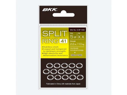 BKK: Kroužek Split Ring-41 Velikost 2 7kg 20ks