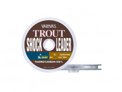 Fluorocarbon Varivas Trout Shock Leader 0,18mm, 2,7kg 30m