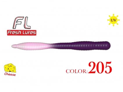 Gumová nástraha Fresh Lures FlatWorm 3.1" #205 UV (7ks)