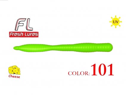 Gumová nástraha Fresh Lures FlatWorm 3.1" #101 UV (7ks)