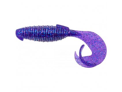 Gumová nástraha Keitech Flapper Grub 4" 10cm Violet (7ks)