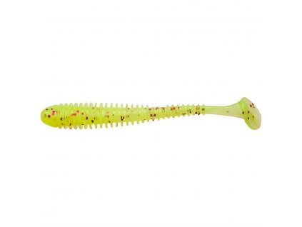 Gumová Nástraha Keitech Swing Impact 4,5" 11,4cm Chartreuse Red Flake (6ks)