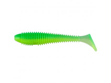 Keitech: Gumová nástraha Swing Impact FAT 3,8" 9,6cm 8,5g Lime Chartreuse Glow 6ks