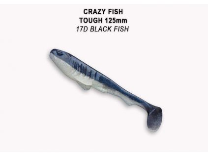 10219 tough 5 125cm color 17d black fish