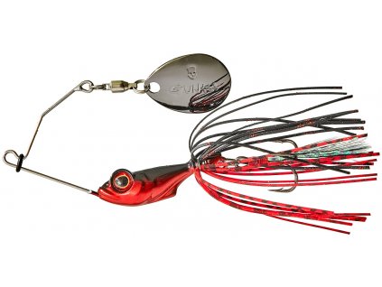 Nástraha Spinnerbait Gunki Alvin 5,6g Black & Red (1ks)