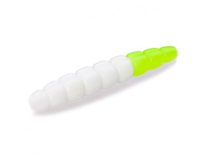 Gumová nástraha FishUp Morio 1,2" 3,1cm White/Hot Chartreuse #131 SÝR (12ks)