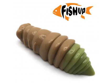 Gumová nástraha FishUp Maya 1,4" 3,8cm Coffee Milk/Light Olive SÝR (8ks)