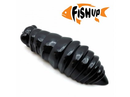 Gumová nástraha FishUp Maya 1,6" 4cm Black SÝR (7ks)