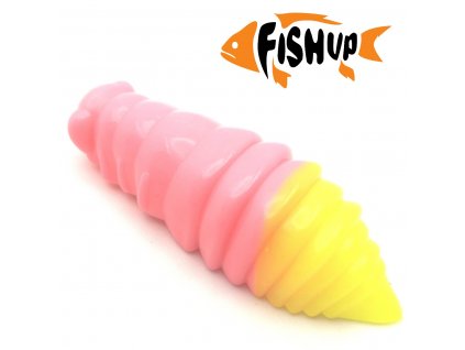 Gumová nástraha FishUp Maya 1,4" 3,5cm Bubble Gum/Hot Chartreuse SÝR (8ks)