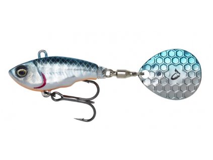 Tail Spinner Savage Gear Fat Tail Spin Sinking 5,5cm 9g Blue Silver