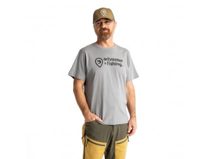 Adventer fishing t shirt short Titanium2 edit