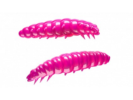 Gumová nástraha Libra Lures Larva 35mm Hot Pink 019 Cheese (12ks)