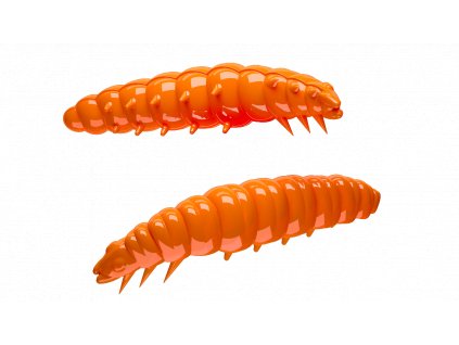 Gumová nástraha Libra Lures Larva 35mm Hot Orange 011 Cheese (12ks)