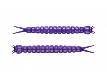 Gumová nástraha Libra Lures Slight Worm 38mm Purple With Glitter 020 Cheese (15ks)