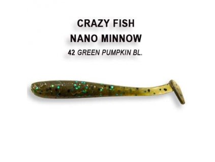 10595 nano minnow 4 cm 42 green pumpkin