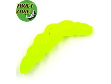 Gumová nástraha Trout Zone Brook 1,6" 4cm chartreuse 10ks