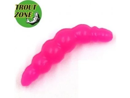 Gumová nástraha Trout Zone Brook 1,6" 4cm pink 10ks