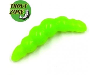 Gumová nástraha Trout Zone Brook 1,6" 4cm green chartreuse 10ks