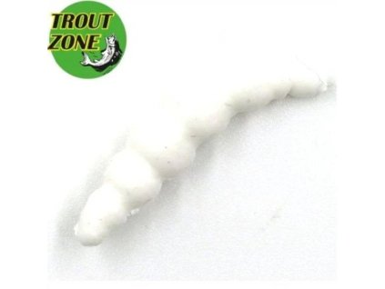 Gumová nástraha Trout Zone Brook 1,6" 4cm white 10ks