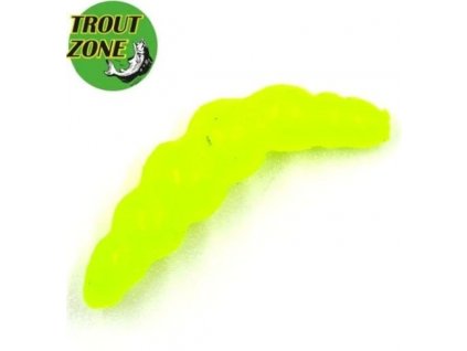Gumová nástraha Trout Zone Brook 1,3" 3,2cm chartreuse 10ks