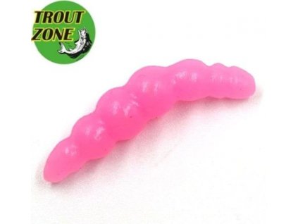 Gumová nástraha Trout Zone Brook 1,3" 3,2cm Pink 10ks