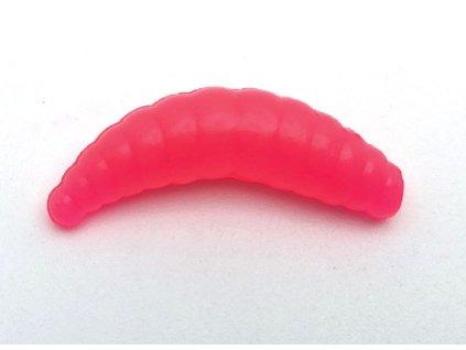 Gumová nástraha Ratterbaits Trout Maggot 33mm Pink Cheese (12ks)