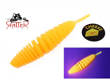 Gumová nástraha Ratterbaits Trout Plamp 40mm Orange Gold Glow Cheese (12ks)